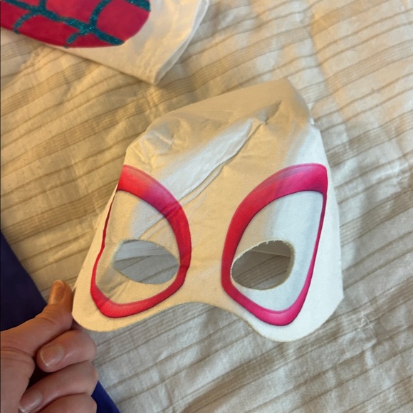 Marvel Ghost Spider Kids Costume - Purple/Pink/Blue Sz 3-4 - Picture 3 of 8